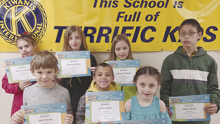 Kiwanis Club announces January W.L. Miller Terrific Kids